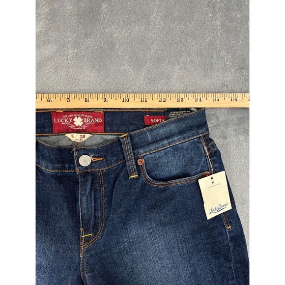 NEW Lucky Brand Jeans Sophia Bootcut Women's Size 6 / 28 Blue Denim Stretch - Picture 9 of 14